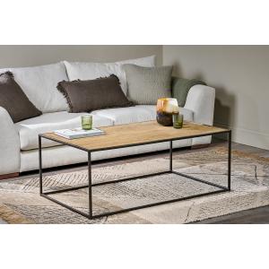 nkuku Rishin Grooved Wood Coffee Table