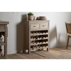 nkuku Shanthi Reclaimed Wood Wine Rack