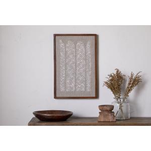 nkuku Samaya Hand Stitched Wall Art