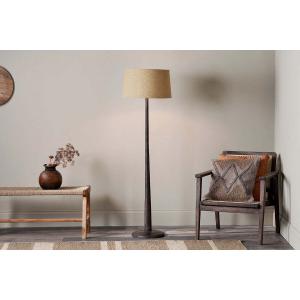 nkuku Sahar Mango Wood Floor Lamp
