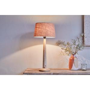 nkuku Sahar Mango Wood Table Lamp