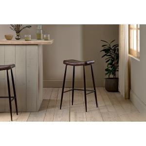 nkuku Samaira Leather Counter Stool