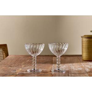 nkuku Santosa Champagne Glass Set Of 2