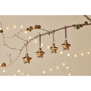 nkuku Sardi Star Baubles Set Of 4