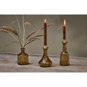 nkuku Sirsa Glass Candlestick