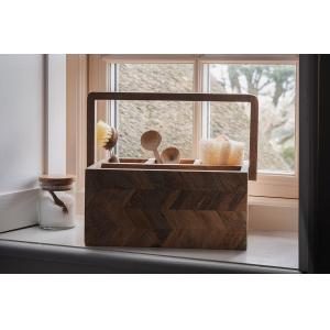 nkuku Sukha Mango Wood Caddy