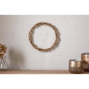 nkuku Tanu Mango Wood Beaded Wreath