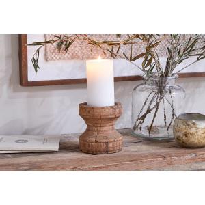 nkuku Thoko Reclaimed Round Candlestick