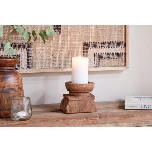 nkuku Thoko Reclaimed Square Candlestick