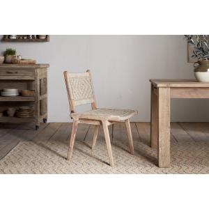 nkuku Vinay Woven Armless Dining Chair