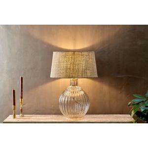 nkuku Varanisi Wide Recycled Glass Lamp