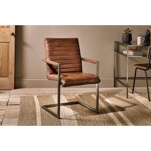 nkuku Wamma Leather Desk Chair