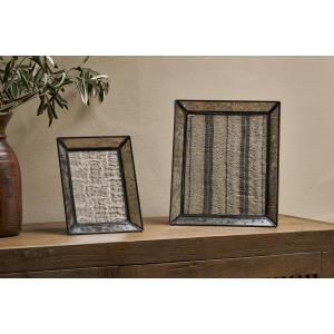 nkuku Yash Antique Glass & Iron Photoframe