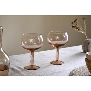 nkuku Yala Hammered Gin Glass Set Of 2