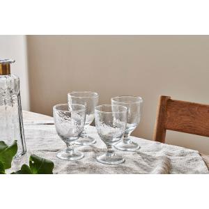 nkuku Yala Hammered Wine Glass Set Of 4