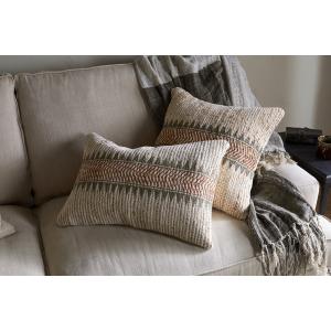 nkuku Zairya Jute & Cotton Cushion Cover