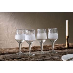 nkuku Anara Etched Wine Glass - Set Of 4