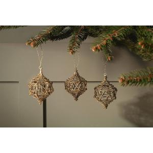 nkuku Manaka Baubles Set Of 3