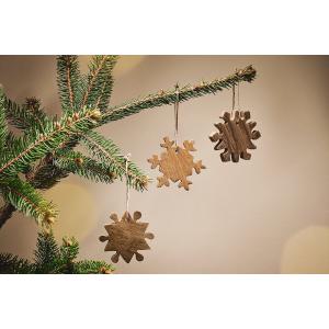 nkuku Mitali Mango Wood Decorations Set Of 3