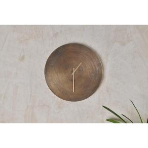Okota Wall Hung Clock - Antique Brass - Large – nkuku